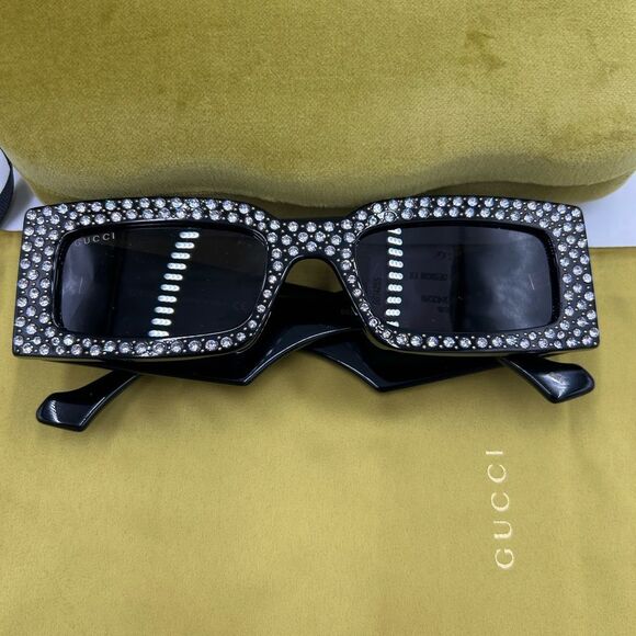 Gucci generation 53 mm rectangular sunglasses made in Italy NWT - Picture 3 of 11